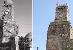 Saat Kulesi'ndeki orijinal saat 1976'da bakım görmüş