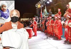 SMA hastası Alp bebek, mehter takımı gösterisiyle tedavi için Dubai'ye uğurlandı