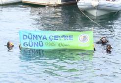 Kartal'da denizaltı dip temizliği yapıldı