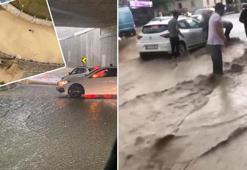 Ankara'da sağanak; cadde ve sokaklar suyla doldu, ev ve iş yerlerini su bastı