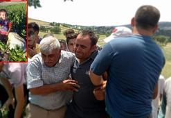 Süt toplama kamyonetinin çarptığı Miraç, son yolculuğuna uğurlandı