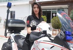 Türkiye'nin tek motosikletli ATT'si Sabiha, vakalara 3 dakikada ulaşıyor