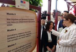 Bakan Yanık, Hamidiye Tabyaları'da oluşturulan ‘Çocuk Hakları Sokağı’nı açtı