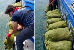 Kaçak avlanan 1,5 ton kara midyesi ele geçirildi