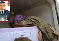 Şehit Gök'ün cenazesini karşılayan nişanlısı: Böyle mi gelecektin?