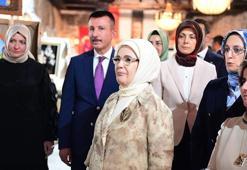 Emine Erdoğan 'Ekolojik Sanat' sergisini ziyaret etti