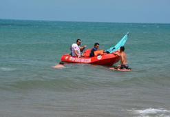 Rüzgar çıkınca sürüklenen uçurtma sörfçüsüne cankurtaran yardımı