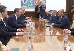 Bakan Çavuşoğlu, Sırbistan Cumhurbaşkanı Vucic ile görüştü