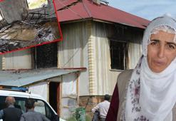 Oğlunun düğünü için aldığı eşyalar ve parası yangında kül oldu