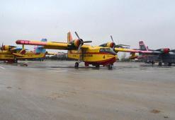 Bakımları yapılan THK uçakları yangınla mücadeleye hazır