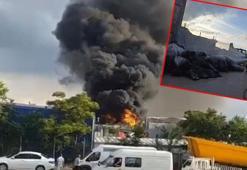 Ankara'da sanayi sitesinde çıkan yangın korkuttu
