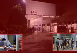 Geminin ambarına düşen işçi yaralandı, yakınları hastaneyi birbirine kattı