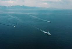 İnsansız deniz araçları birlikte görev yaptı