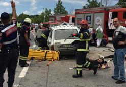 Kocaeli'de sınav dönüşü otomobiller çarpıştı: 4 yaralı