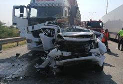 Silivri'de meydana gelen kazada 5 kişi yaralandı