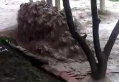 Kırıkkale'de sağanak günlük yaşamı olumsuz etkiledi