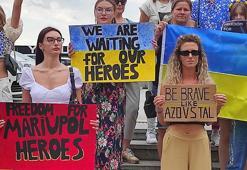 Ukraynalı akitvistler, Azov taburu mensuplarının bırakılmasını istedi