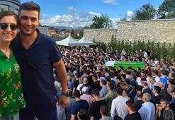 Balayı dönüşü kazada ölen çift, yan yana toprağa verildi