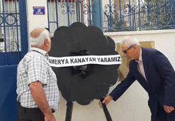 Balkan Rumeli Konfederasyonu üyeleri, Yunan Konsolosluğu önüne siyah çelenk bıraktı