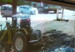 'U' dönüşü yapan TIR'a kamyonet çarptı; kaza anı kamerada