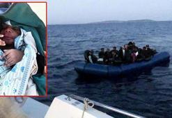 Yunanistan'a kaçmak isteyen kadın, botta doğum yaptı