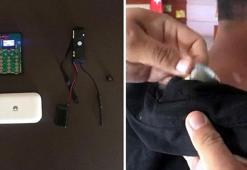 Ehliyet sınavına kopya düzeneği ile giren 2 şüpheli yakalandı