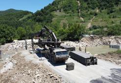 MSB, Bartın'da geçici köprü kuruyor