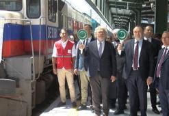 Afganistan'a 5'inci yardım treni uğurlandı