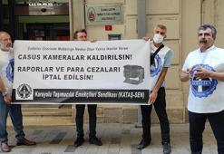 İETT önünde "casus kamera" açıklaması