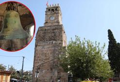 Saat mekanizması çalınan kulede geriye sadece 'çan' kalmış