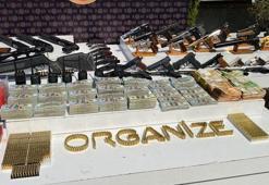 Sarallar operasyonunda ele geçirilenler emniyette sergilendi