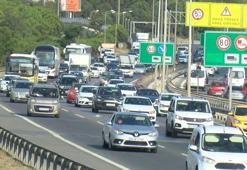 Çamlıca gişelerde trafik yoğunluğu