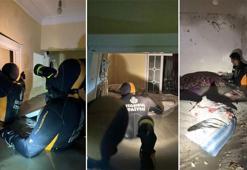 Esenyurt'ta evlerdeki su baskınından yeni görüntüler