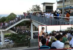 Avcılar’da sahile en yakın metrobüs durağında kalabalık