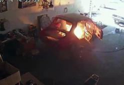 Yanmaktan son anda kurtuldu