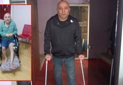 Koltuk değneklerine mahkum olan gazi: Bedenlerimizi ortaya koyduk, kazandık