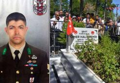 15 Temmuz’un yıl dönümünde Ömer Halisdemir’in kabrine ziyaretçi akını