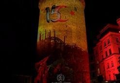 İstanbul'da 15 Temmuz'a özel ışık gösterisi