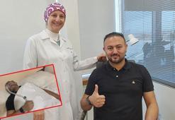 10 yıllık cihaz esareti bir saatlik robotik ameliyatla bitti