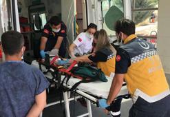 Tatil dönüşü otomobiliyle TIR'a çarptı, eşi ve bebeğiyle birlikte yaralandı