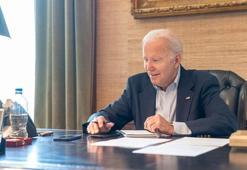 Kovid-19 olan Biden iyi olduğunu ve konutundan çalıştığını açıkladı