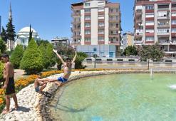 Süs havuzunda tehlikeli serinlik