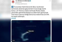 Yunanistan'ın göçmenleri Türk kara sularına ittiği anlar görüntülendi