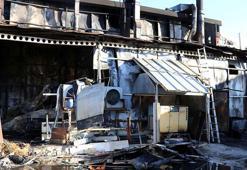 Sucuk imalatı yapılan fabrikada çıkan yangın söndürüldü