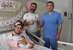 Hollanda'da 'bebek ölü' diye kürtaj önerdiler, Sivas'ta doğum yaptı