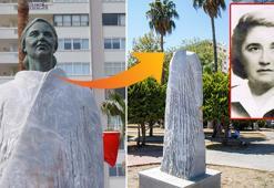 Türkiye'nin seçilmiş ilk kadın belediye başkanının heykeline çirkin saldırı