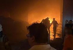 Avcılar'da geri dönüşüm tesisinde yangın