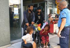 Çocuklarını zorla dilendirenlerin minibüsü ve evi olduğu ortaya çıktı