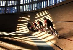 Bisiklet Milli Takımı sporcuları, Konya Olimpik Velodromu'nda ilk kez piste çıktı