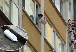 Şişli'de yoldan geçenlerin üstüne kezzap döktü